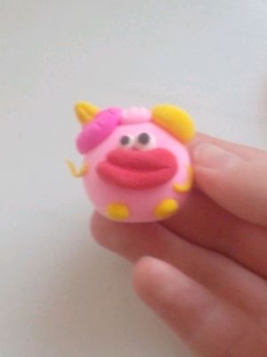 фигурка из пластилина