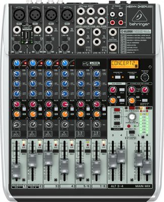 Микшерный пульт BEHRINGER XENYX QX1204USB Klark Teknik.