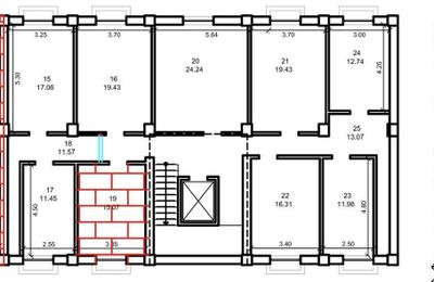 Продается Цокольный этаж 185кв.м Сводная планировка