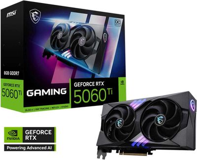 Видеокарта MSI Gaming GeForce RTX 5060 Ti 8 ГБ
