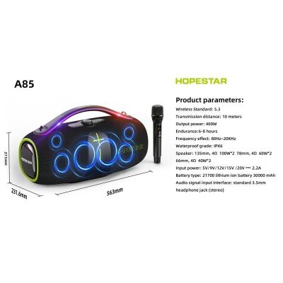 Прокат портативной колонки Hopestar A85