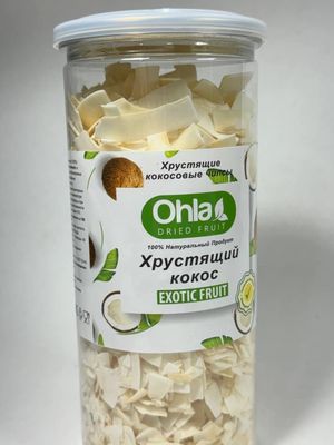 Кокос хрустящий кокосовые чипсы kokos какос kakos кокосовая стружка