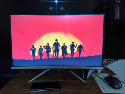 Игровой монитор curved изогнутый 144 герц, 24", VA матрица, FullHD