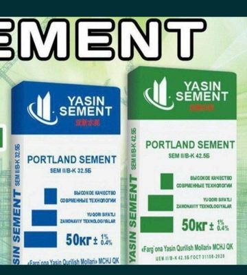 sement цемент sifat va kafolat YASIN M400 VA M500