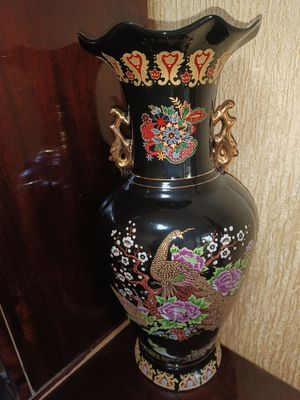 Китайская ваза павлин