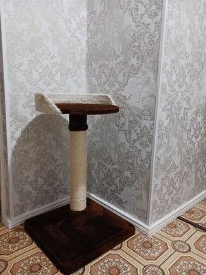 Когтеточка домик башня для кошек