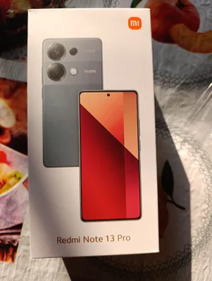 redmi note 13Pro 8/256rangi qora yangi