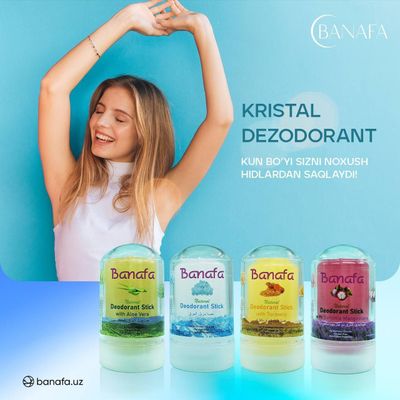 Achchiqtosh alunitli dezodorantlar