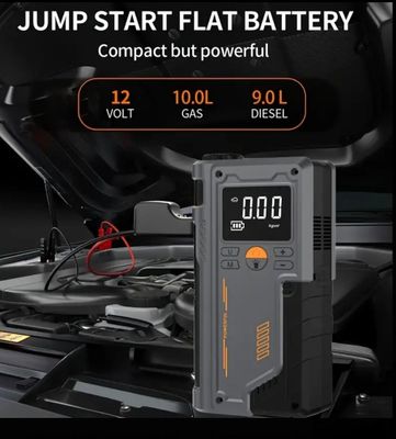 Многофункциональный компрессор powerbank запуск авто фонарь портативны