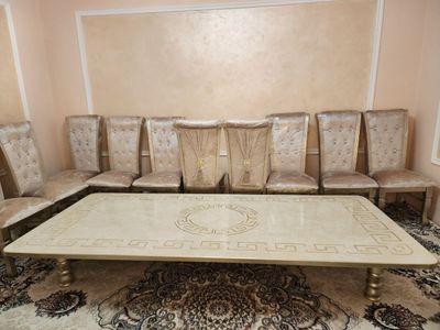 Stol stul kamplekt 10 talik
