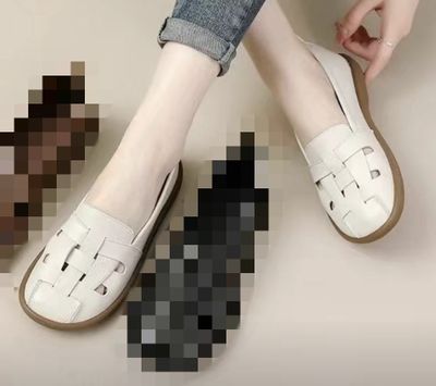 Новые кожаные женские мокасины