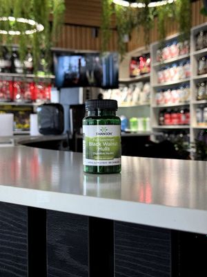 Swanson Black Walnut Hulls 60 capsules для здоровую микрофлору