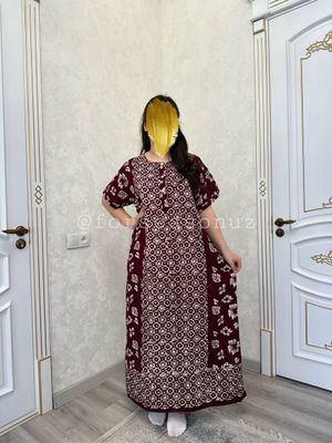 Штапельные платья Индонезии Размеры от 46 до 56