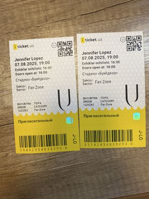 Bilet sotiladi Jennifer Lopez