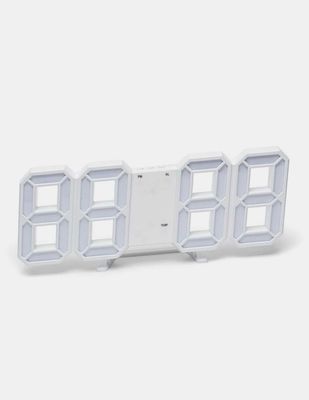 3D цифровые светодиодные часы-будильник