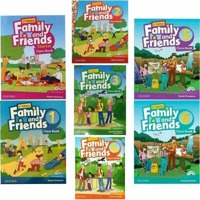 Доставка. Family and Friends 0-6 class book + workbook