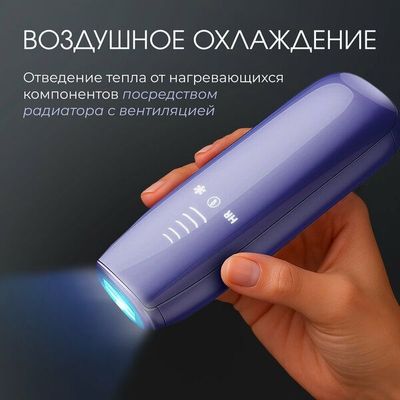 Фотоэпилятор с эффектом охлаждения Evo Beauty, IPL технология, УФ филь
