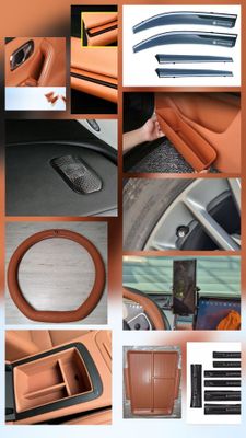 Leapmotor C10 C16 uchun aksessuarlar mavjud. Bar organayzer Rul Chexol