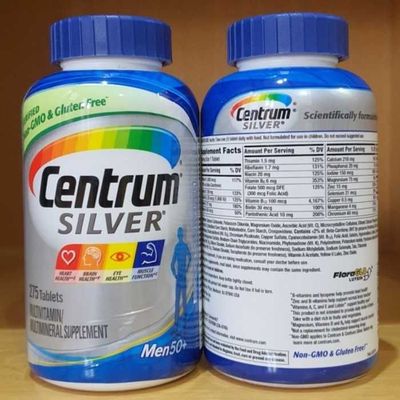 Centrum Silver Мen 50+, 275 таб из США оригинал супер мульти-компл