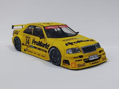 Бумажня модель Mercedes W202 C DTM