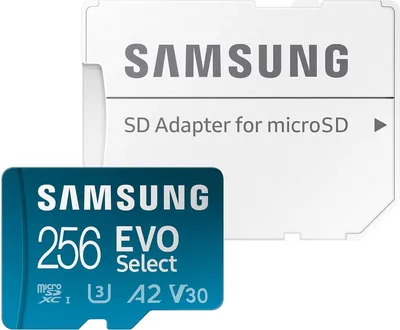 SAMSUNG EVO Select Micro SD 256gb