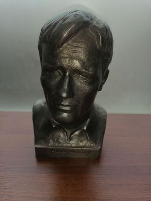 Бюст, Василий Шукшин. СССР. Бюст, Василий Шукшин. Силумин. СС