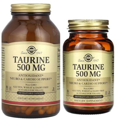 Таурин Солгар Solgar, Taurine, 500 mg