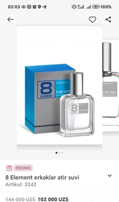 8 element 30ml ifori Bomba erkaklar uchun mahsus