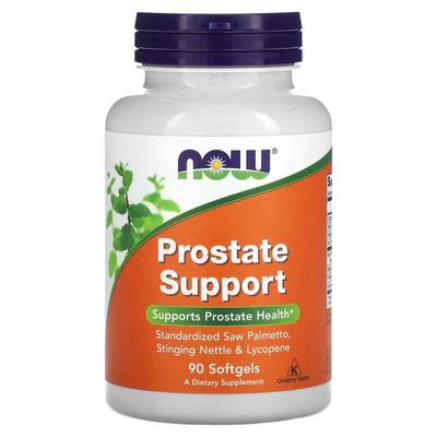 NOW Foods, Prostate Support, 90 мягких таблеток. для простаты