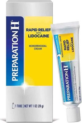 Preparation H быстрое облегчение геморроидальный крем 28г