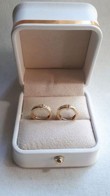 серьги желтой золото 585п, 1.43грам