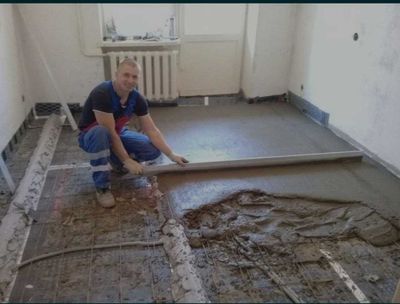 ДЕЛАЕМ СТЯЖКА,САНТЕХНИКА;канализация,водопрод.копать траншея,яма.крыша