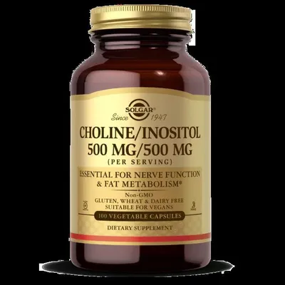 Choline inositol 500mg, 100 капсулы