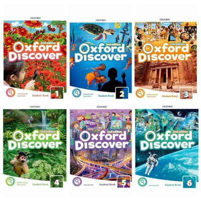 Доставка. Oxford discover 2nd edition 1-6 часть, цветные копии