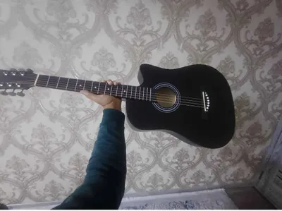 Akustik gitara 38 dyumli qora