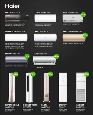 Кондиционеры от Haier в наличии