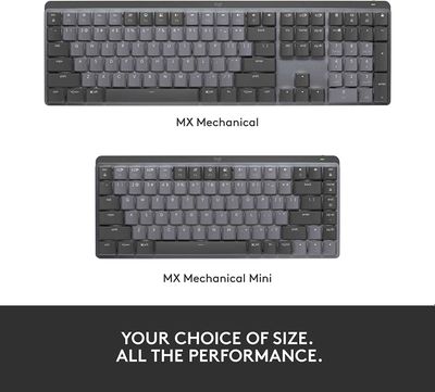 Клавиатура Logitech MX Mechanical Wireless Tactile Quiet full&mini)