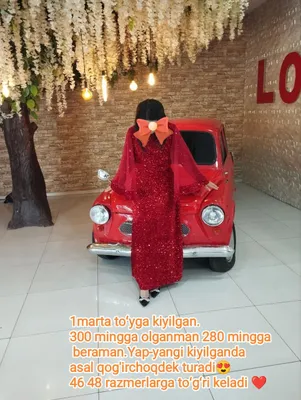 Vecherniy koʻylak sotiladi,yangi