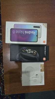 Hammasi 1 million kami yo'q hoco. smart band 7. redmi Note 8 64 gb