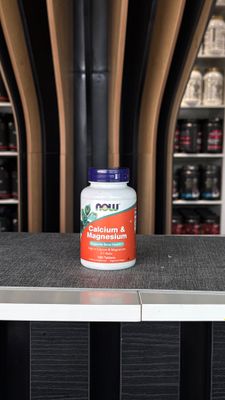 Now Foods Calcium & Magnesium 100 tablets.