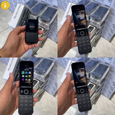 Yangi Nokia 2720 Flip tugmali telefon (raskladushka) Original