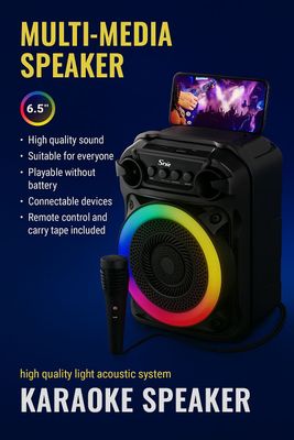 Karaoke kalonka Bluetooth ZQS 6166, 14100 + mikrofon