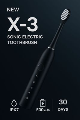 x-3 sonik elektron tish cho‘tkasi zd-x3 black – professional A4