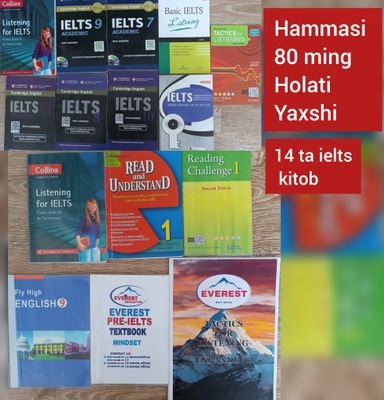книги ielts ingliz tili kitoblari