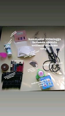 orginal kosmetikala va chanel tushlari sotilyapti
