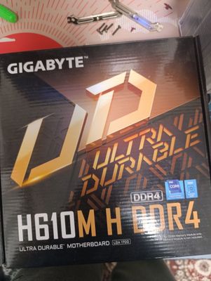 Материнская плата gigabyte h610 ddr4