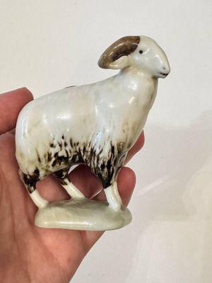 фарфоровая статуэтка Баран Чехословакия СССР