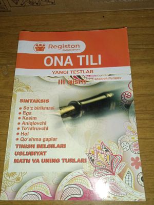Ona tili Yangi testlar Shohruh Poʻlotov