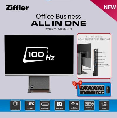 ZIFFLER Monoblok Webcamera +WIFI+BLUETOOTH+Type C Premium