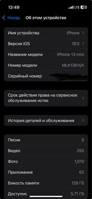 Iphone 13 mini .
